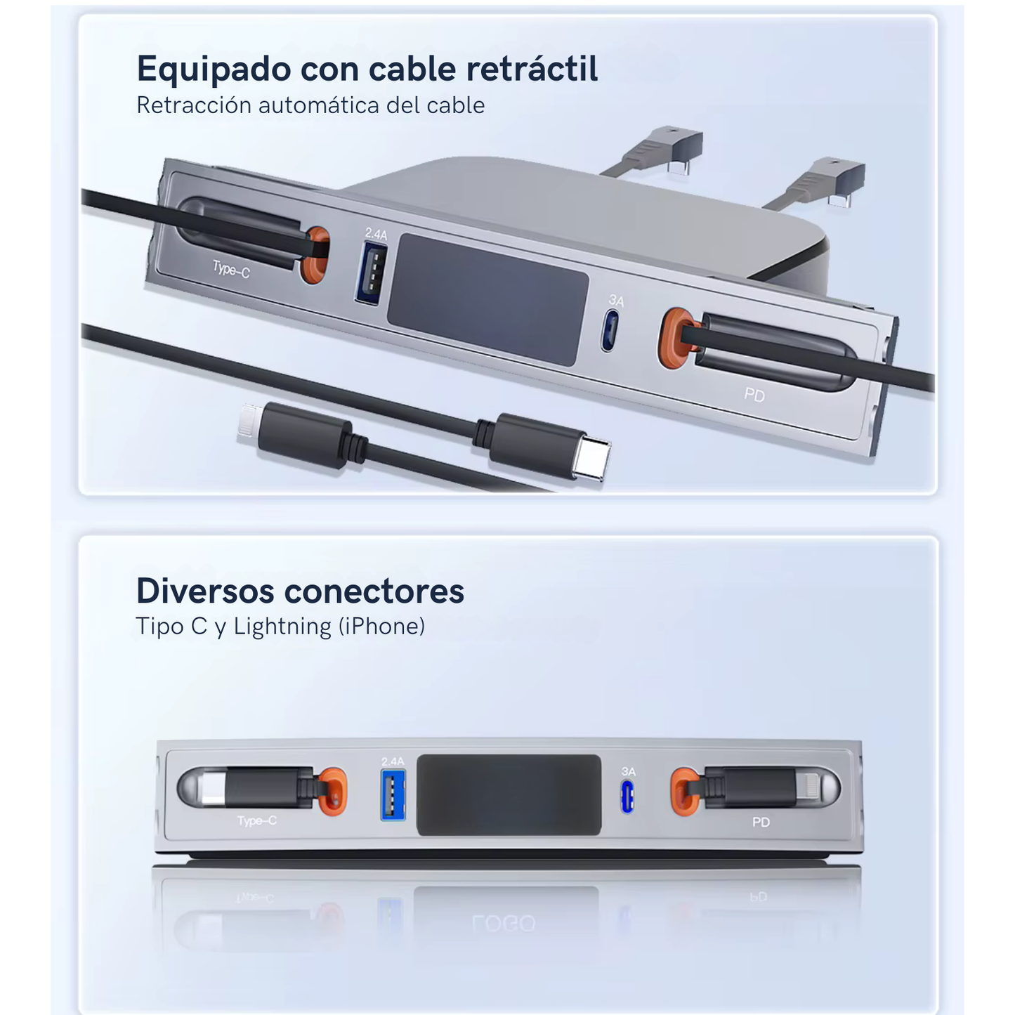 Cargador Para Tesla Model 3/y Carga Rapida Usb Tipo C iPhone