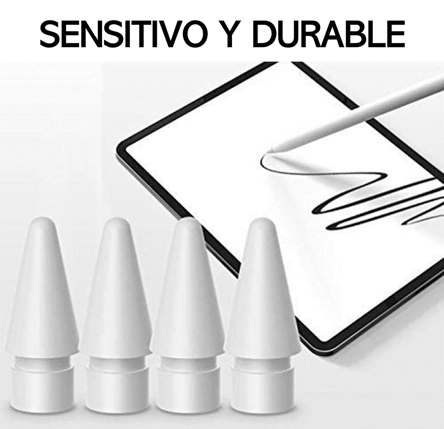 Punta Reemplazo Para Apple Pencil 1era Y 2da Gen Pack 6 Uni