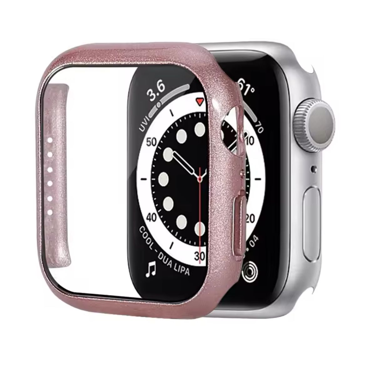 Carcasa Con Glass Para Apple Watch 45mm