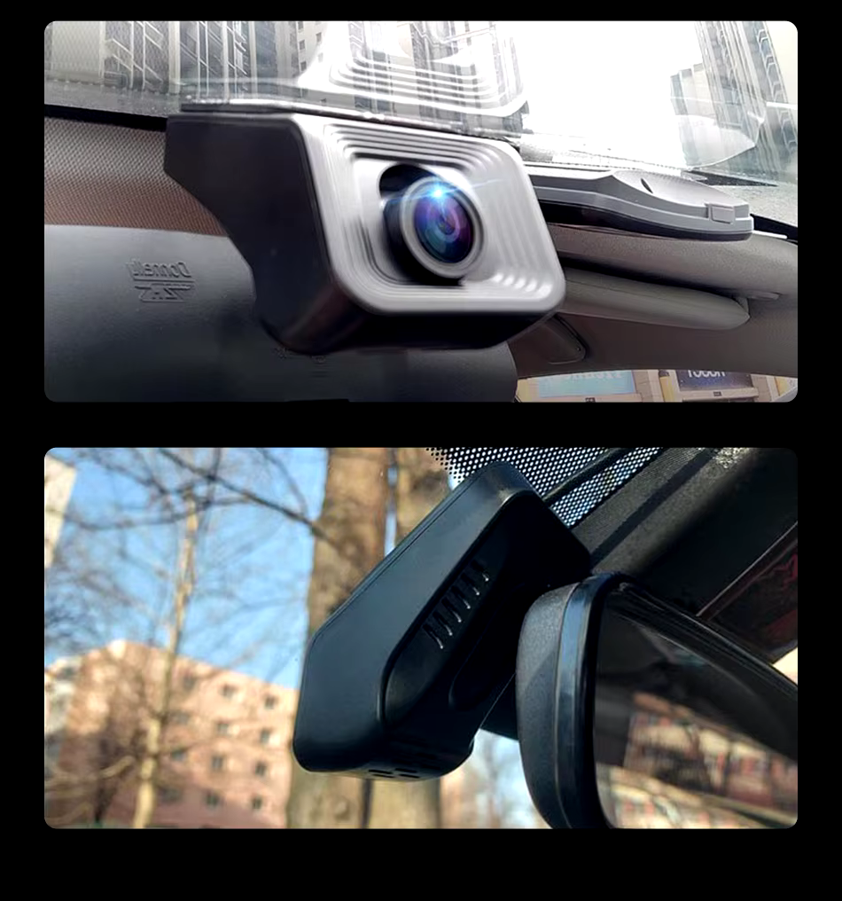 Cámara Para Automóvil Monitoreo Estacionamiento Dash Cam Resolución 2k